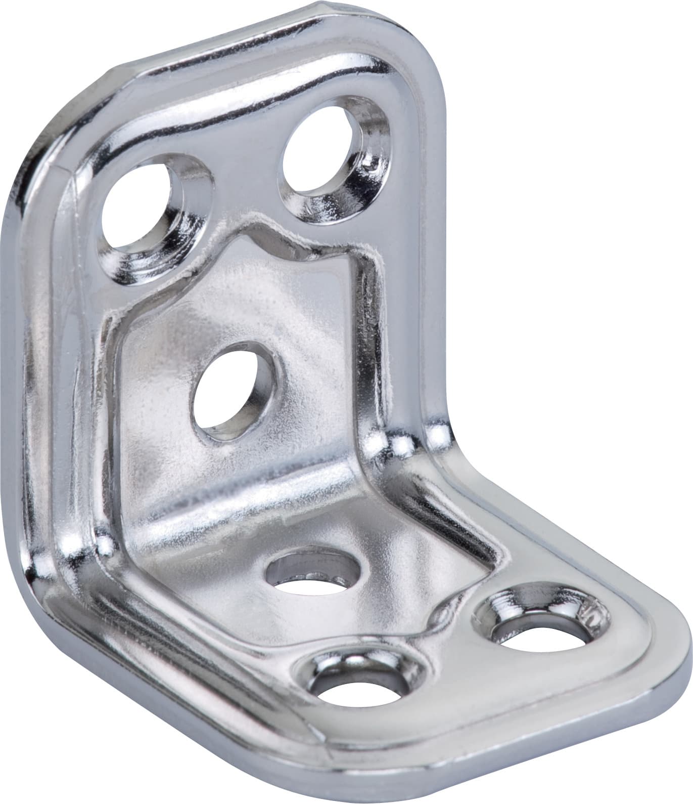 Piastra 749 in Angolare INOX 30 x 30 x 30 mm Aldeghi Luigi Spa 5 Pezzi - 2