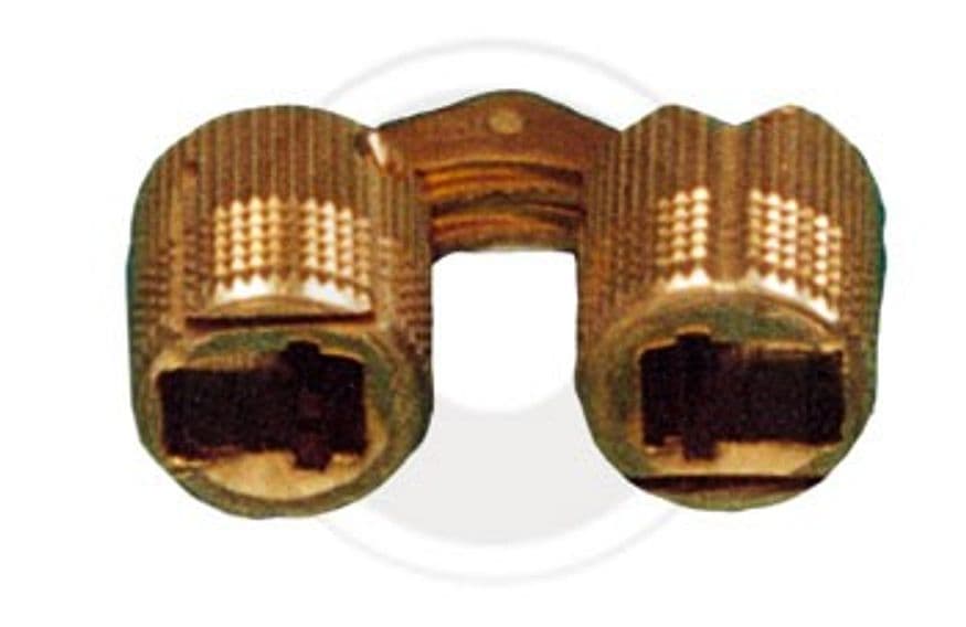 Cerniera Cilindrica Invisibile Ottone Ø 14 mm** 24 Pezzi - 2