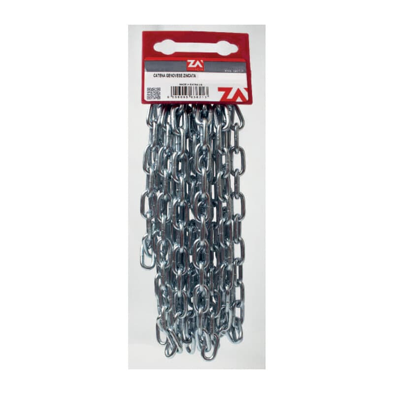 Catena Genovese Zincata Pretagl 2 mm N13 2,5 m - 2