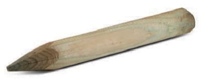 Palo Impregnato Tondo con Punta D 5XH 60 cm - 2