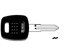 Chiavi Auto Look Alike Porta Transponder NSN11TE Silca - 2