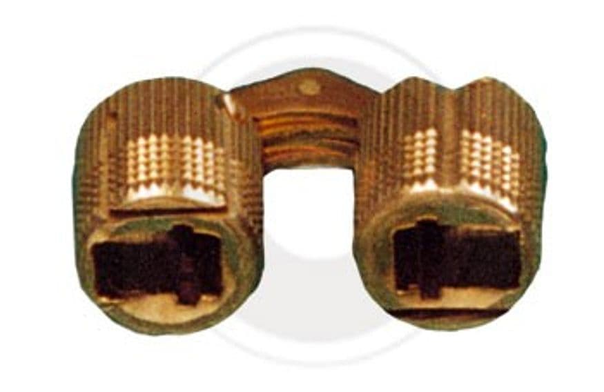 Cerniera Cilindrica Invisibile Ottone Ø 12 mm** 24 Pezzi - 2
