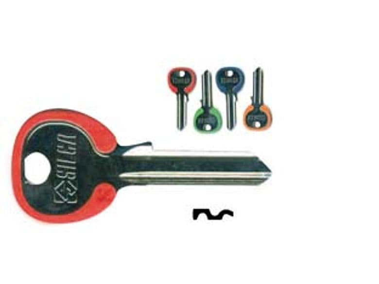 Chiavi per Cilindri Cisa 4 Spine Grandi CS204ASL Dx Slim Fluo 10 Pezzi - 2