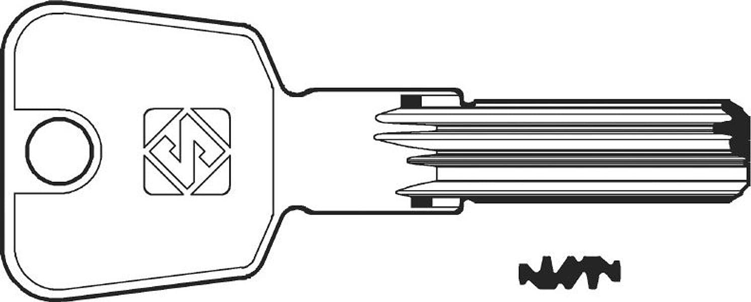 Chiavi Punzonate per Cilindri Titan 5 Spine TN32 Silca 5 Pezzi - 2