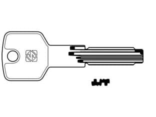 Chiavi Punzonate per Cilindri Cisa 6 Spine CS171 Silca 10 Pezzi - 2