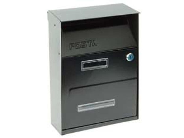 Cassetta Postale Portariviste per Esterni Nera 21,5 CMX10,5X33H. Nero - 2