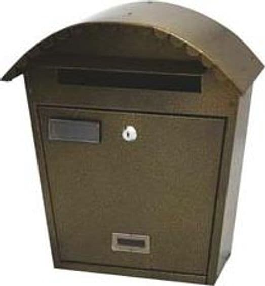 CASSETTA POSTALE CON TETTO CURVO PER ESTERNO- - cm.36x13x37h. - 1 pezzi MILLE - 2
