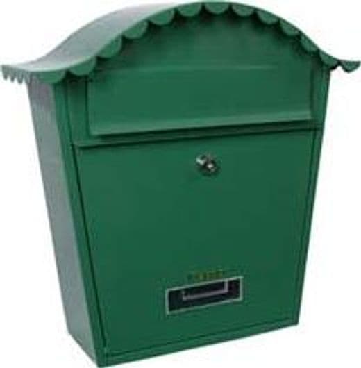 Cassetta Postale Portariviste Sagomata per Esterni Verde 36 CMX13X36H - 2