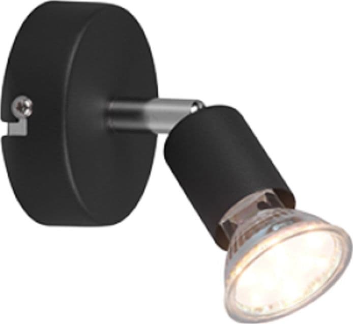 Faretto da Parete Paris 1 Luce GU10 Nero – Idroweb