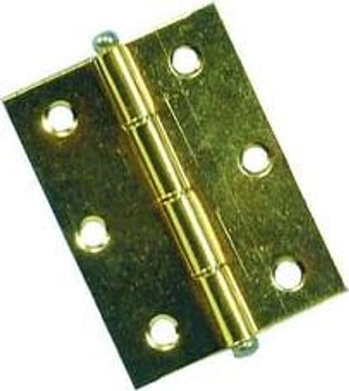 Cerniere con Perno Sfilabile in Acciaio Ottonato 40 MMX35 50 Pezzi - 2