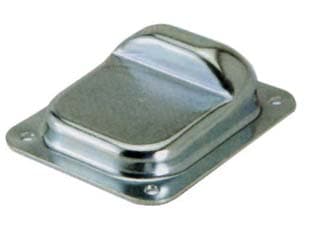Battente Arresto per Cancelli a Fissare ART.380F 130 MMX160X48H. Combi - 2