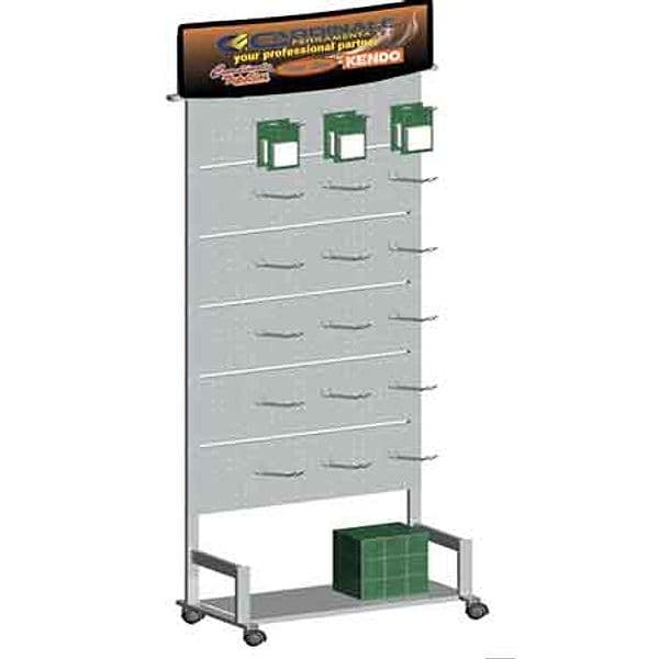 Espositore Utensileria in Metallo Cm 80 x 40 x 200H Made in Italy - 2