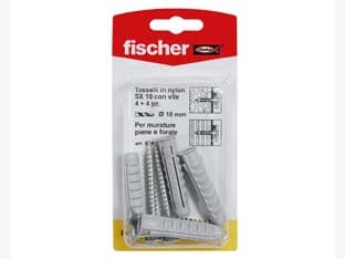Tasselli in Nylon con Vite Sx Sk Ø 10 mm MMX50 Vite 6 MMX60 20 Blister - 2