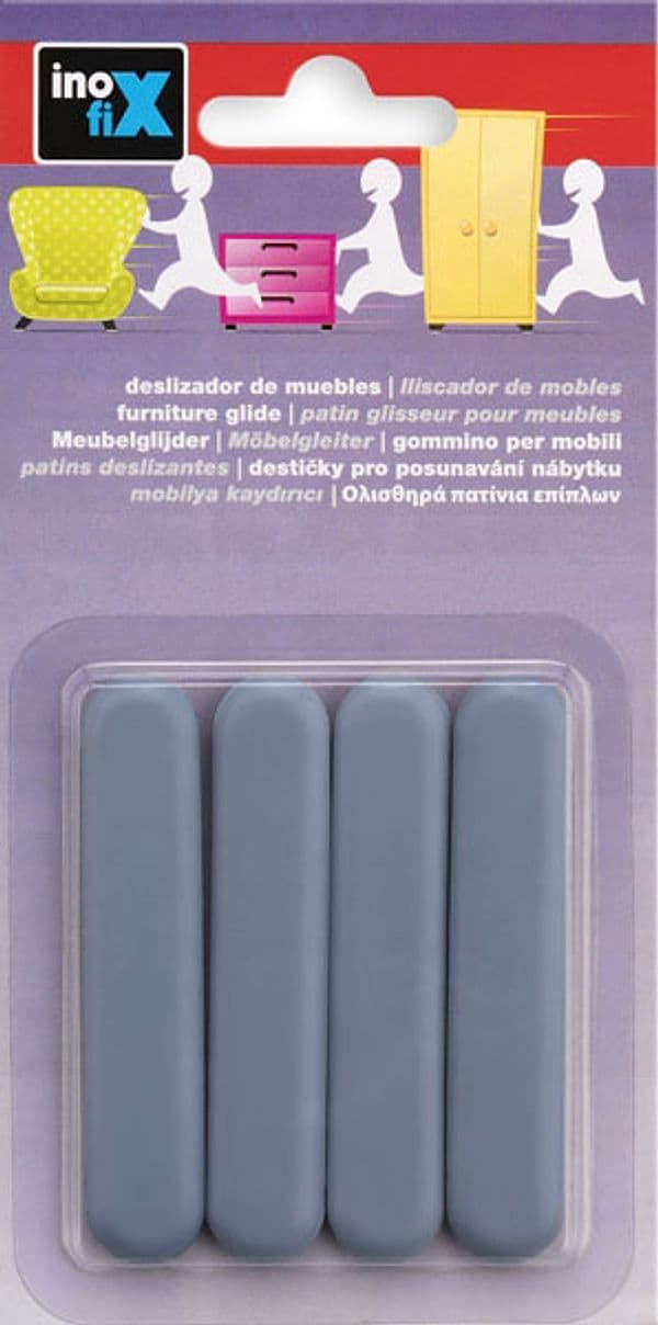 Scivolo Adesivo per Mobili Inofix 75 x 16 mm 10 Confezione 4 Pezzi – Idroweb