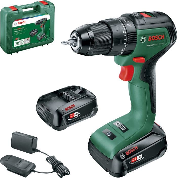 Trapano 2 BATT.2AH Universal Impact Bosch V 18VP - 2