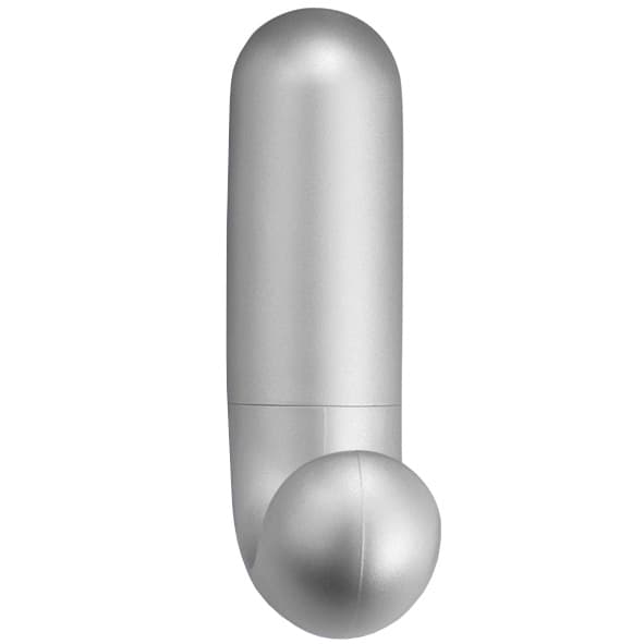 Gancio Adesivo J Inofix 1 Posto Cromo Opaco 6 Pezzi - 2
