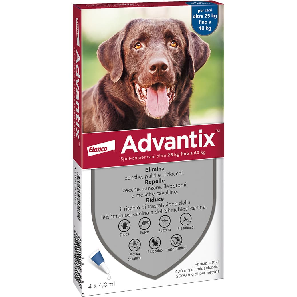 Bayer Advantix Spot On 6 Pipette Cani 25 40 kg - 2