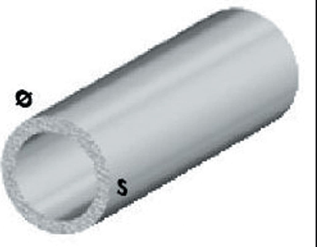 Profilo Cromo H 200 cm Tubo Tondo 16 x 1 mm Arcansas 5 Pezzi - 2