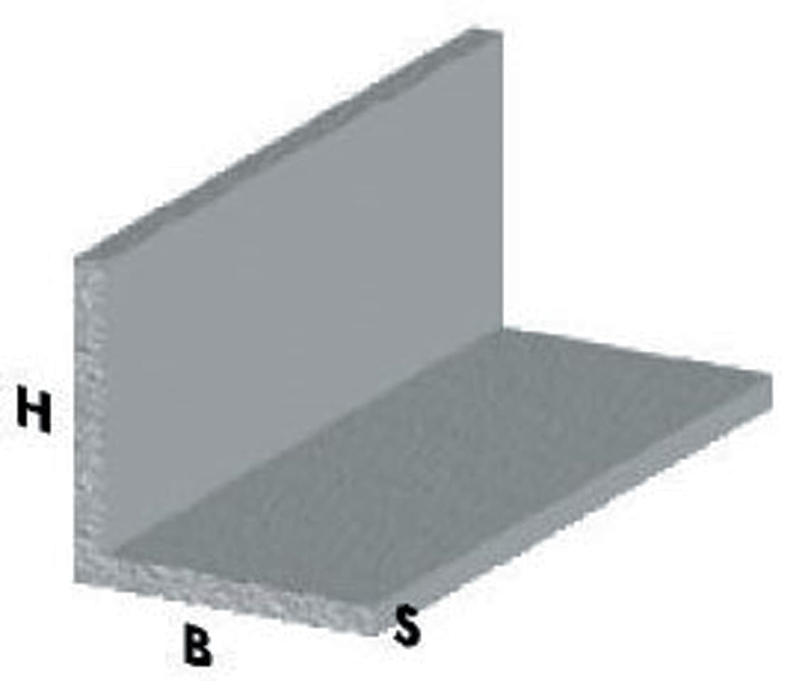Profilo Cromo H 200 cm Angolare 25 x 25 x 1 mm Arcansas 5 Pezzi - 2