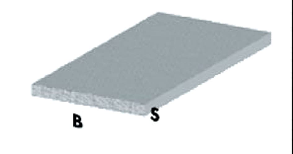 Profilo Cromo H 200 cm Piatto 30 x 2 mm Arcansas 5 Pezzi - 2