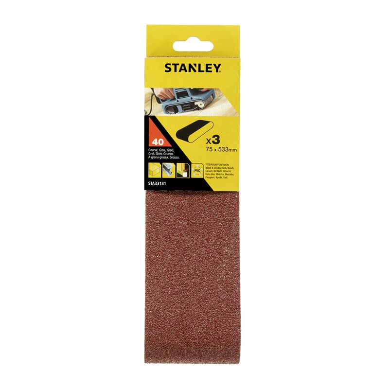 Piranha Stanley STA33181 X33181 3 Nastri 75 x 533 GR.40 - 2