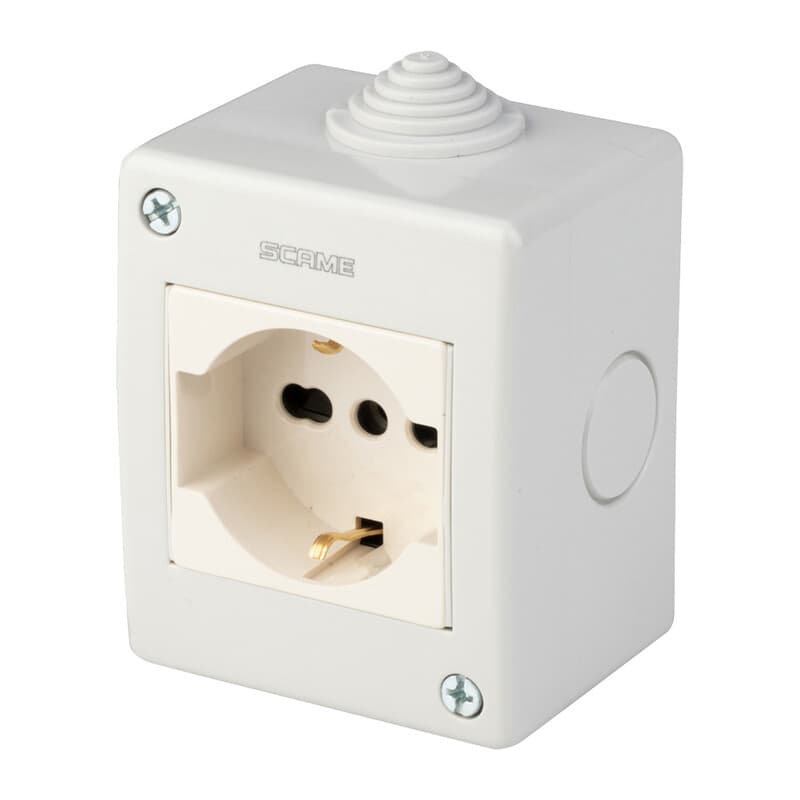 Polypool PP0172X Cassetta Est IP40 con Pr Bip Schuko - 2