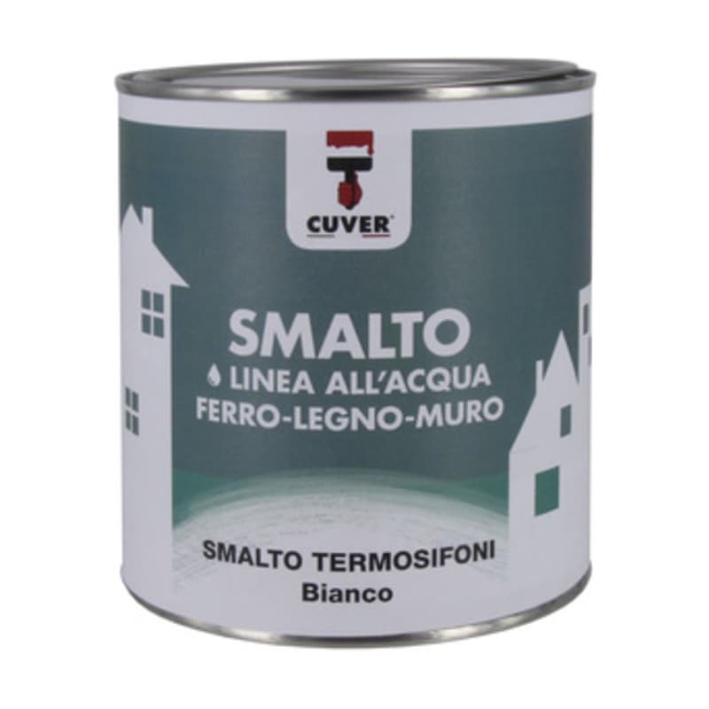 Smalto Allacqua Cuver Termosifone 750 ml Bian Colorificio I.co.ri.p 6 Pezzi - 2