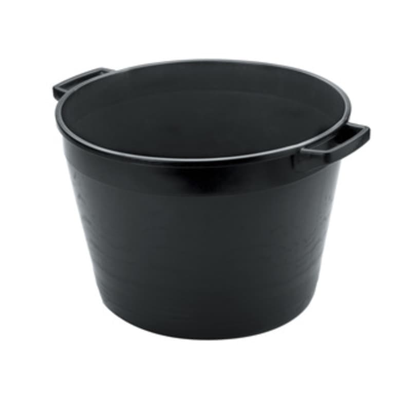 Cassa Tonda per Macerie 45 l D 48XH34 Cm Nero I.c.s 5 Pezzi - 2