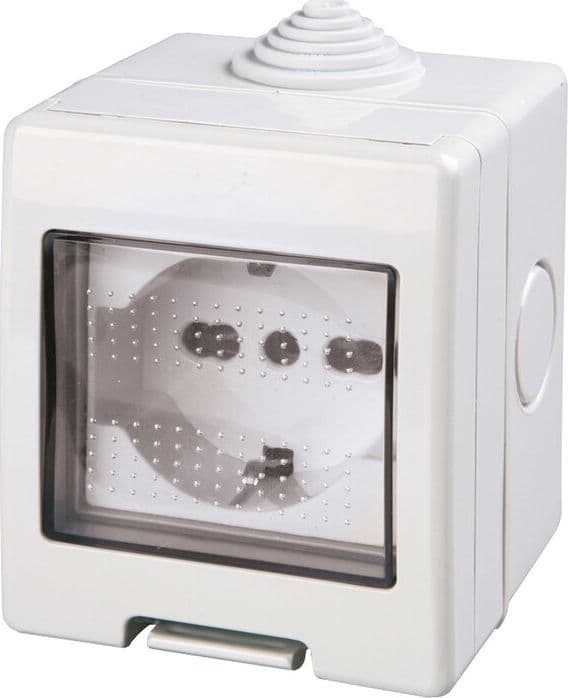 Polypool PP0166X Cassetta Est IP55 con Pr Bip Schuko - 2