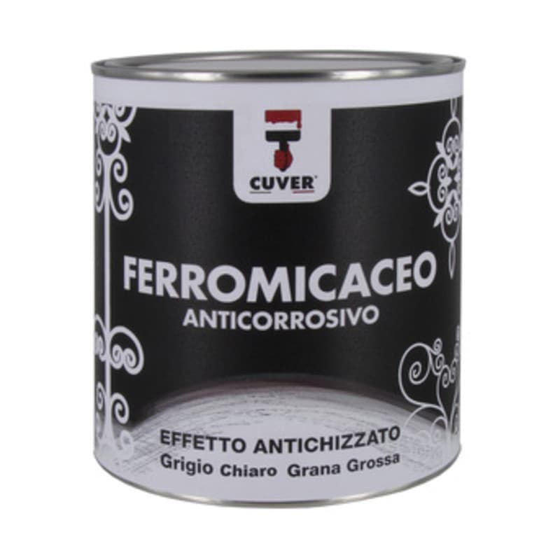 Smalto Cuver 0,750 l Ferromicaceo Grigio Chiaro 6 Pezzi - 2