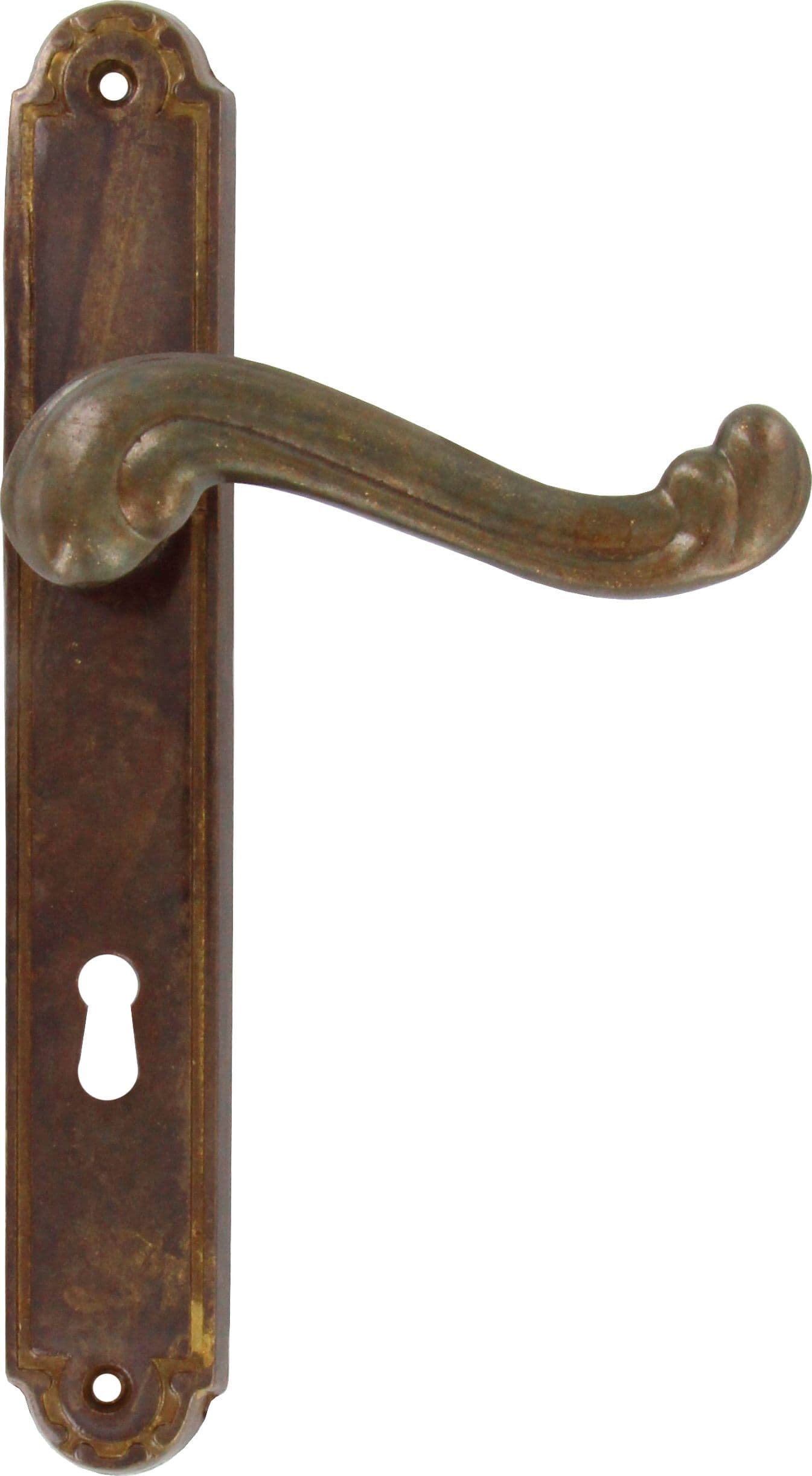 Maniglia Ottone Bronzato Barocco Q. 8 x 90 4 Pezzi - 2