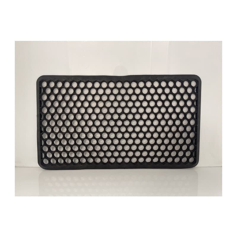 Zerbino Nido Dape Nero con Bordo 41 x 71 cm Ismar - 2