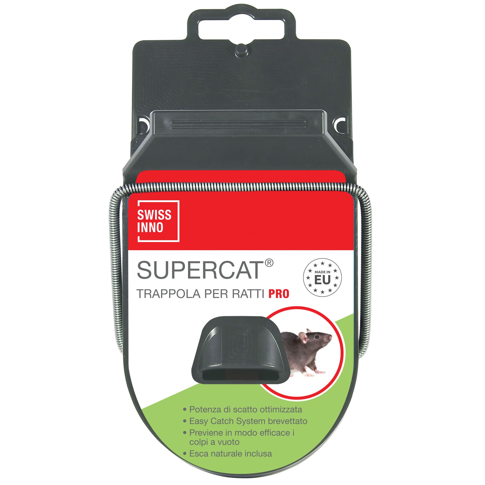 Trappola per Ratti con Esca Supercat Pro 4 Pezzi - 2