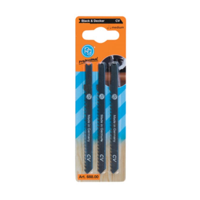 Poggi 687 3 Lame per Seghetto Altern Denti Gros - 2