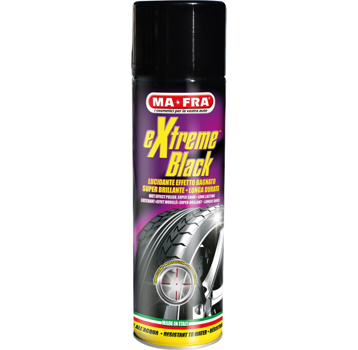 Mafra Lucida Gomme Extreme Black Spray 500 ml 6 Pezzi - 2