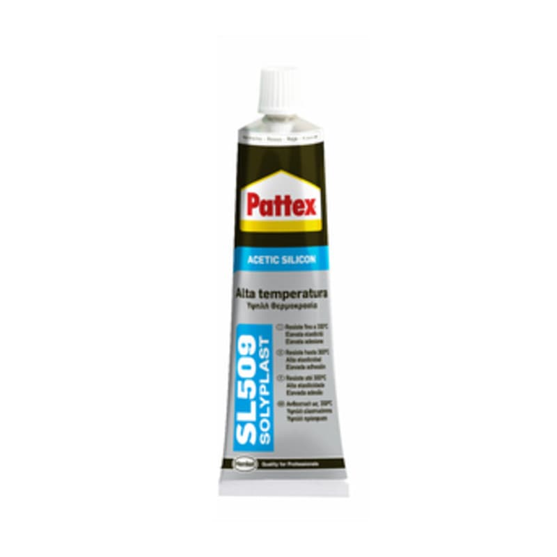 Silicone Alte Temp. SL509 Rosso 70 ml Tubetto Pattex Henkel Italia - 2