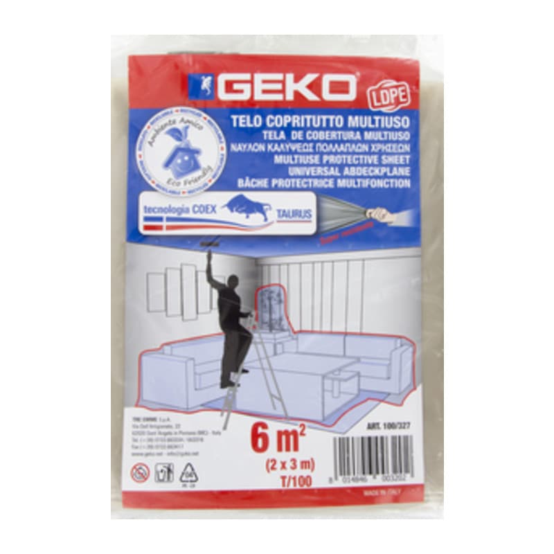 Telo Copritutto Extra Strong 2 x 3 m 560 g 6 Pezzi - 2