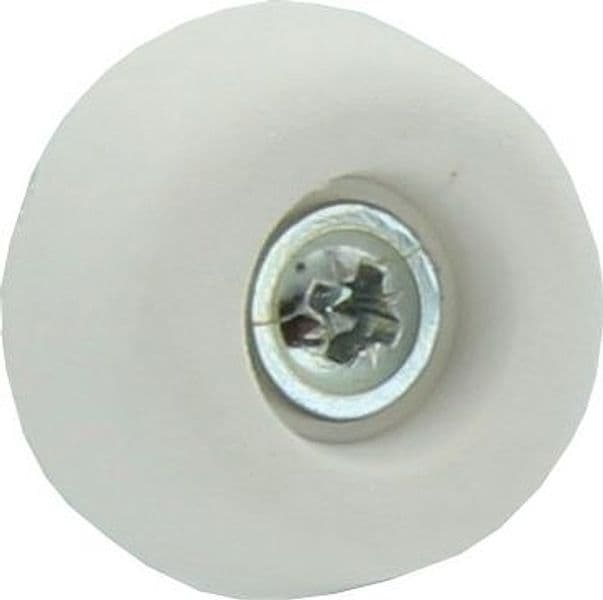 Vite Bianco 30 mm Conf * Plastimetal 20,0 Confezione Sottosedia a Cono - 2