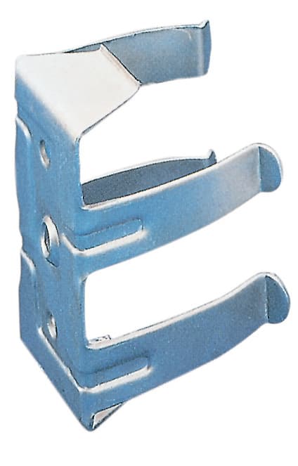 Gancio Acciaio Zincato per Zoccolo Legno* 50 Pezzi - 2