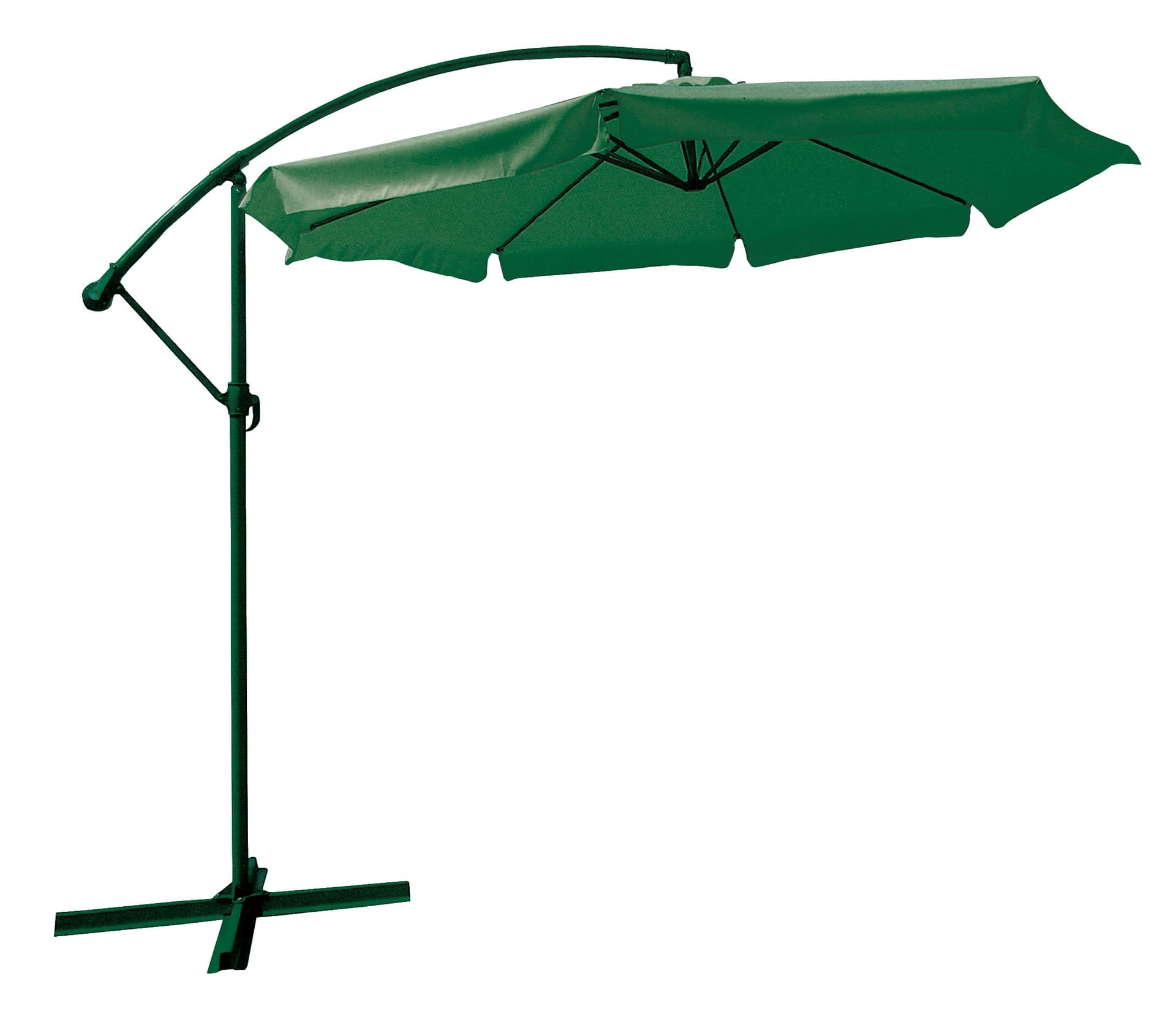 Ombrellone Decent Acciaio Flyn Ø 300 cm Verde - 2