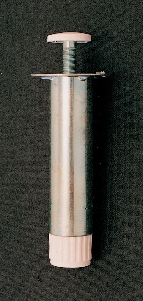 Piedino Regolabile Acciaio Zincato Mobili 100 mm 4 Pezzi - 2