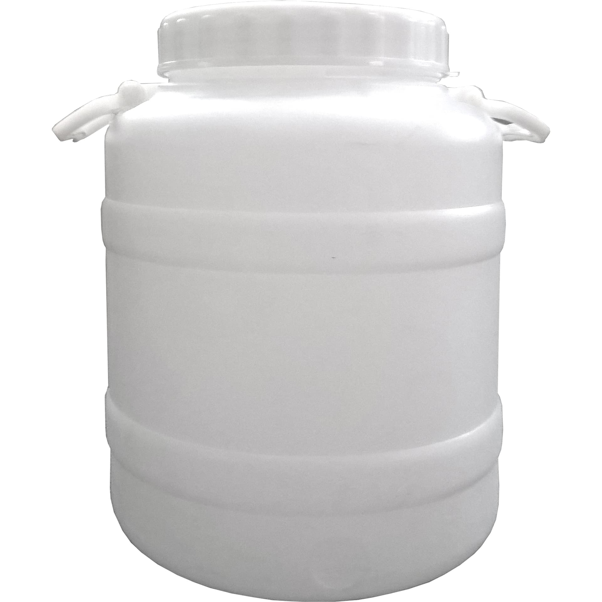 Fusto Hdpe Bocca Larga 30 l Predisp Rubinetto ¾ 3 Pezzi - 2