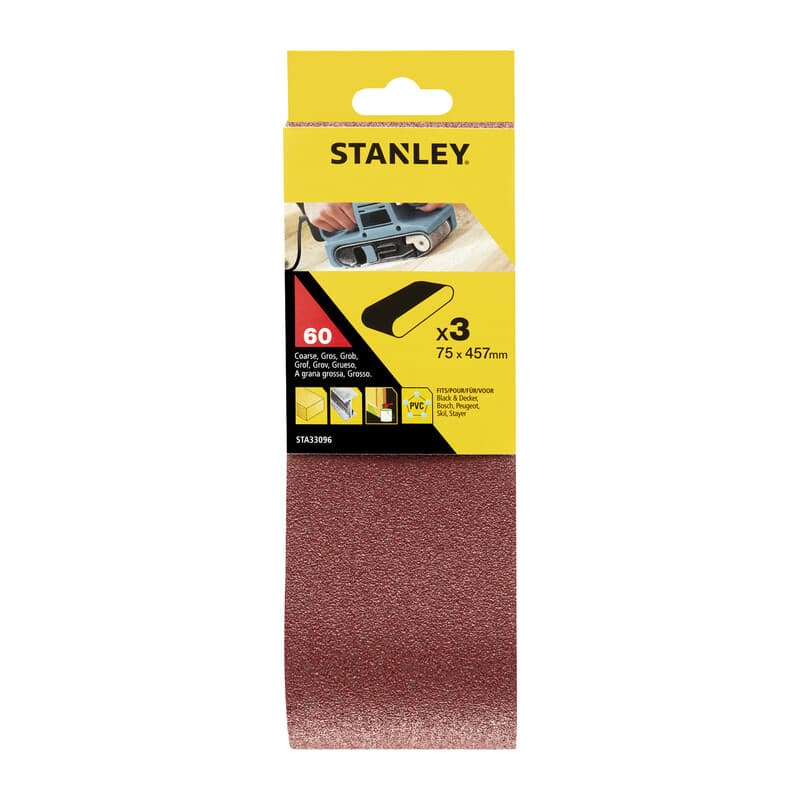 Piranha Stanley STA33096 X33096 3 Nastri 75 x 457 GR.60 - 2