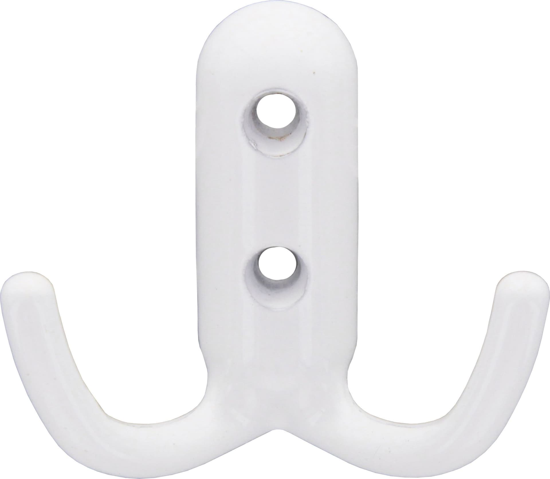 Appendiabiti a 2 Ganci 45 x 45 mm Bianco Lucido Diesse 30 Pezzi - 2