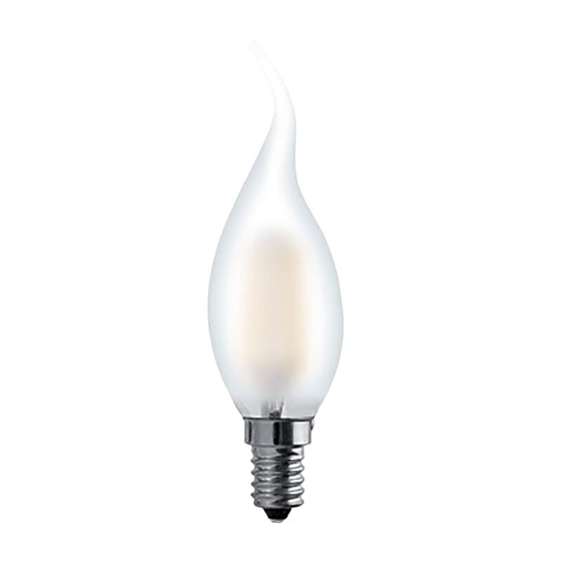 LED Fiamma 4,0W E14 470 Lm 2700K Filam Satin 10 Pezzi - 2