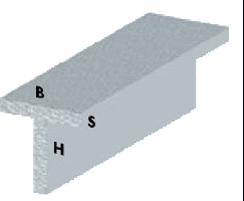 Profilo Argento H 100 cm T 20 x 20 x 1,5 mm** Arcansas 5 Pezzi - 2