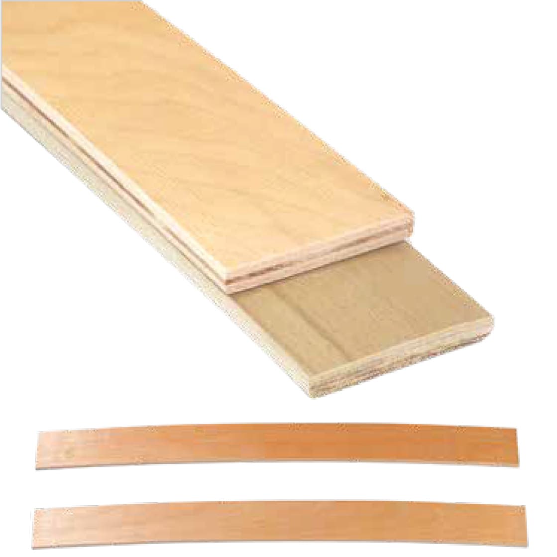 Asta Ortopedica in Faggio per Letto 790 x 68 x 8 mm Decorlegno 5 Pezzi - 2