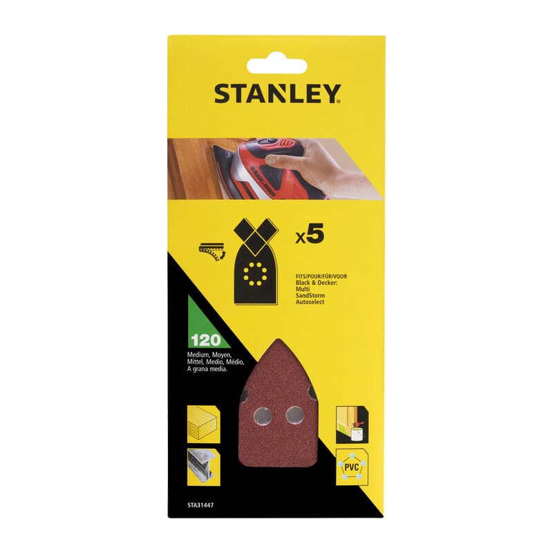 Piranha Stanley STA31447 X31447 5 Fogli per Multilev. Punta GR120 - 2