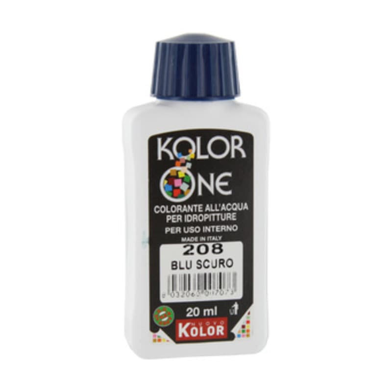 Colorante Kolor One 20 ml Blu Scuro 208 12 Pezzi - 2