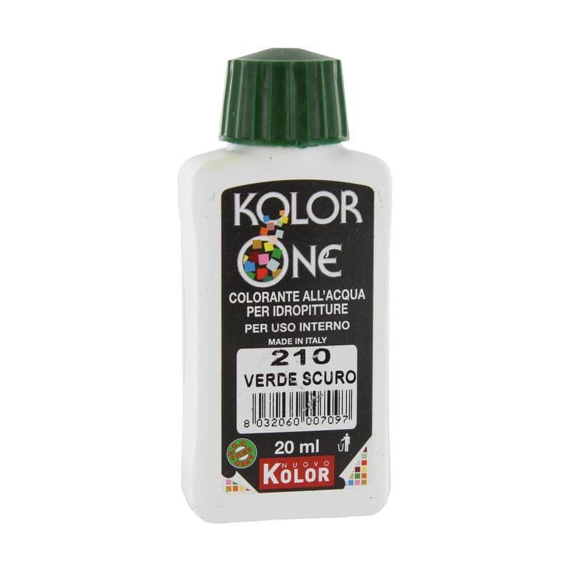 Colorante Kolor One 20 ml Verde Scuro 210 12 Pezzi – Idroweb